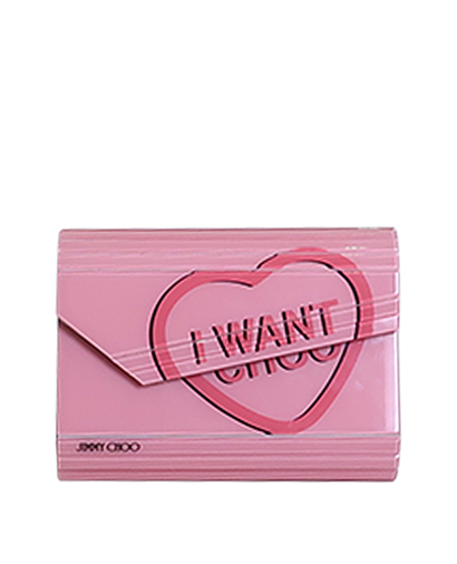 I Want Choo' Candy Clutch, front view